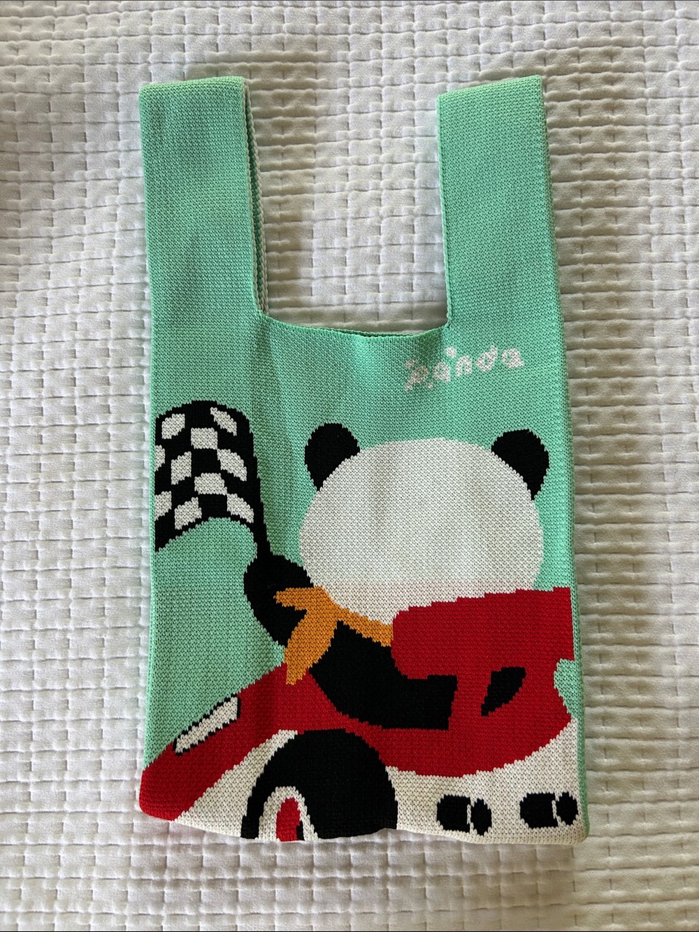 HeyPanda Japanese knot bag mint green